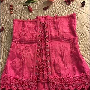 Fredrick’s of Hollywood Corset Pink